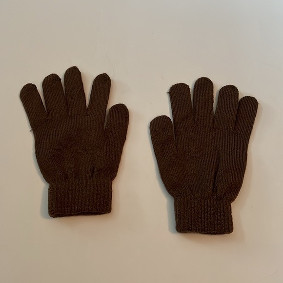 Brown Gloves Mittens - Picture 2 of 3
